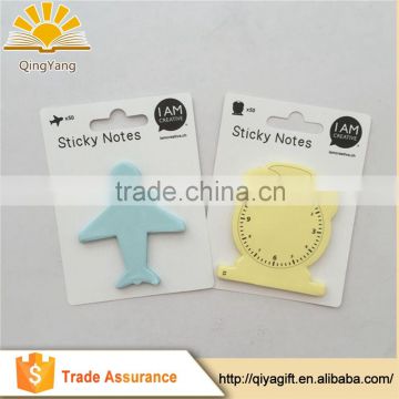 wholesale recycled die cut memo pad sticky note for school and office