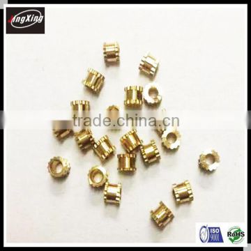 Dongguan factory m6 Brass Insert Nut for plastic