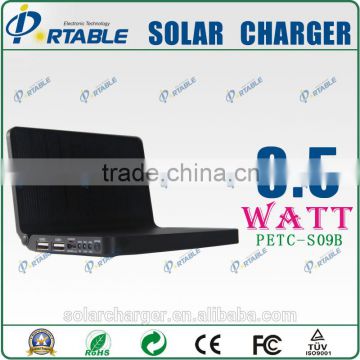 New Premium New Design Portable Mobile Solar Charger Supplier,3.5W New Design Power Bank Portable Mobile Solar Charger Supplier