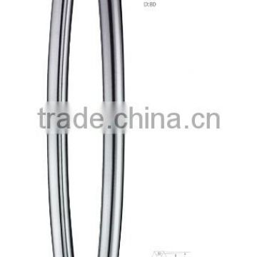double sided door pull handle/stainless steel lever door handle/stainless steel door handles
