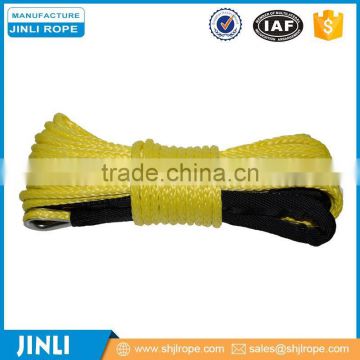 Jinli uhmwpe or synthetic towing rope for towing winch or truck winch or car winch