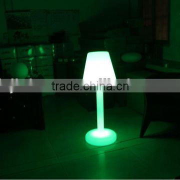 colorful plastic rechargeable led floor lighting