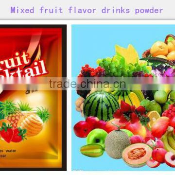 fruit juice in sachet