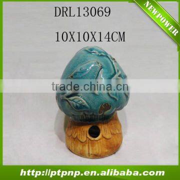 Factory Selling Antique Small Glazed Ceramic mushroom