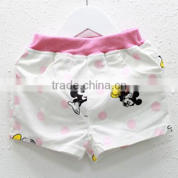 summer Mickey girl shorts pure cottom hot short pants for girls