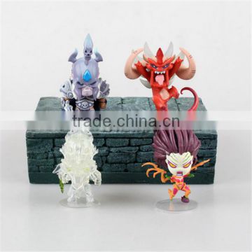 (New) Hot game World of Warcraft figures, Q version action figure set of 4pcs, Cheap price game figures