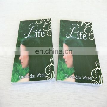 Wholesale Custom softcover book with silver edge/high end books printing