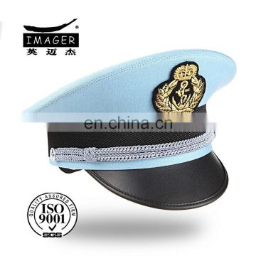 Customized design navy corporal peaked cap