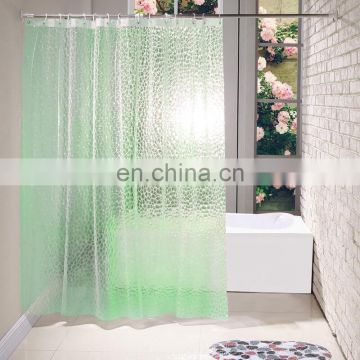 i@home thick 3D water cubic eva waterproof shower curtain bathroom