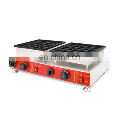 Heart shape 25 +25 holes poffertjes grill/poffertjes machine electric  waffle maker for sale