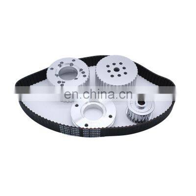 Holden 253 308 304 420 V8 Silver Belt Drive Kit with Power Steer Pulley