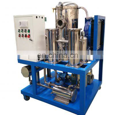 Phosphate fire-resistant oil filtration machine with the stainless steel fire-resistant oil deacid