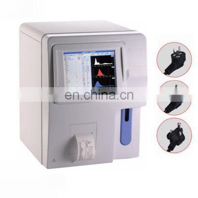 medical laboratory equipment  blood test machine  clinical analytical instruments 3 part auto hematology analyzer