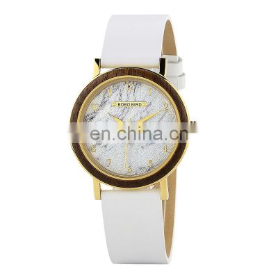 Top Brand Fashion Female Watch Stainless Steel Wristwatches Leather Strap Waterproof Customize Timepieces Wholesale OEM