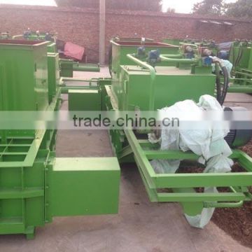 Automatic hydraulic straw bale press machine/hydraulic baling press