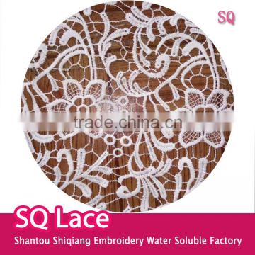 Lace fabric milk silk full lace embroider lace for garment accessory