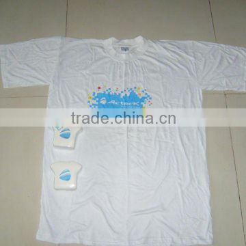 100% Cotton Short Sleeves Compressed T-shirt Promotion Use