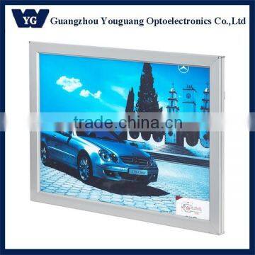 YGY-22 Factory supply Snap frame edge-lit aluminum light box display, acrylic photo frame