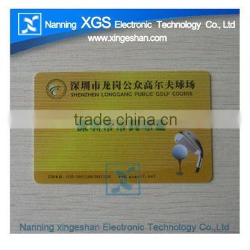 pvc maker RFID id paper card with 1k s50 inlay