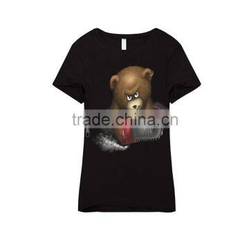 bad teddy bear slim girls punk wear top