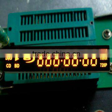 7 digits 7 segment LED digits display