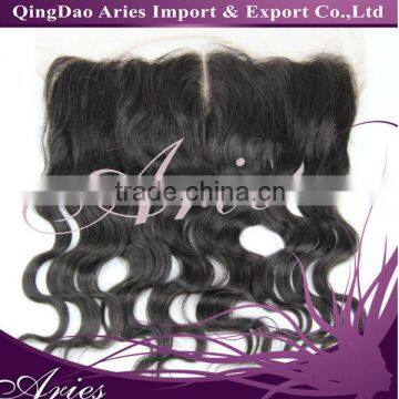 natural looking Soft swiss lace , middle part Brazilian human hair lace frontal