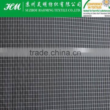 ECO-TEX 360T Cationic black grid fabric