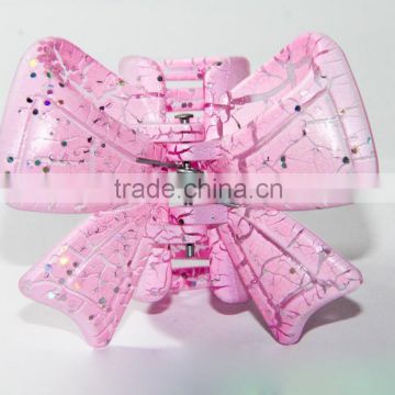 jumbo hair clips,jumbo claw hair clips,pink butterfly hair claws