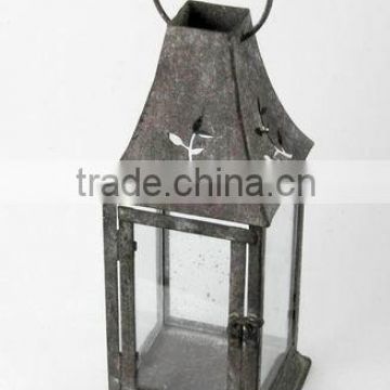 100369MC- square metal candle lantern