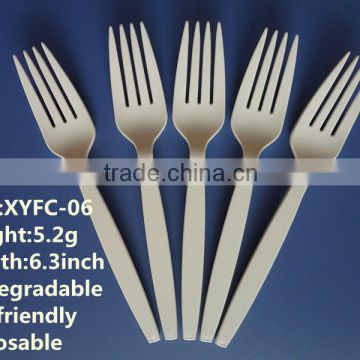 6 inch high quality disposable biodegradable dinnerware cutlery
