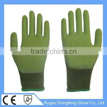 High Quality Crinkle Latex Palm Coated Knitted Gloves