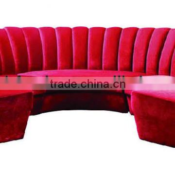For Restaurant Use Booth Chair/fabric Booth Sofa/single Booth Seating
