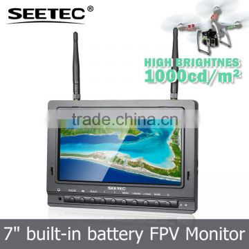 7 inch remote helicopter wireless 32ch fpv monitor quadcopter frame for fpv quadcopter camera lcd