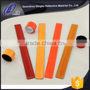 china wholesale market top quality custom logo pvc reflective slap band