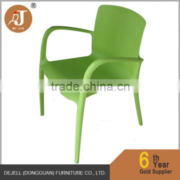 Modern Strong Plastic Armrest Dining Chair Made in China