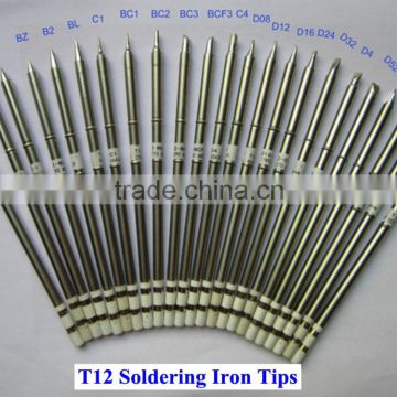 High relaible of hakko T12 soldering tips / Professional soldering iron tips made in china