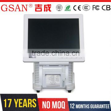 Built-in Thermal Printer 15 Inches Touch POS System