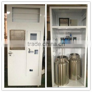 2013 New produced fresh milk vending machines with stainless / Auto bottled milk dispenser with IC card and payment coins device