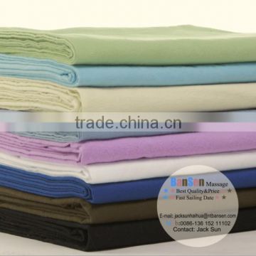 massage cotton flannel sheet set, solid fabric