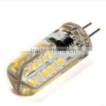 Super bright silicone gel G4 smd 3014 1.5W 2W 3W AC/DC12V AC110 AC220 made in China