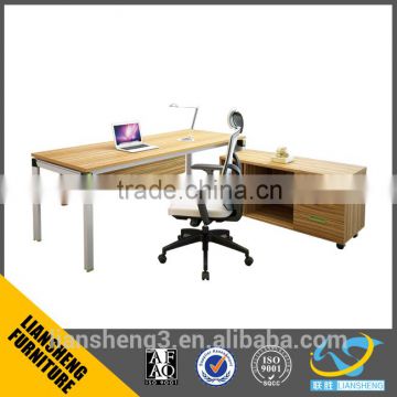 Wooden table design manager office table desktop computers desk