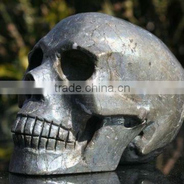Tibetan Black Quartz Crystal Skull