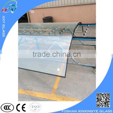 Insulated Curved glass facade panel