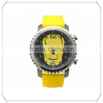 Young People Skull Head Silicone Wrist Watch Sports Watches