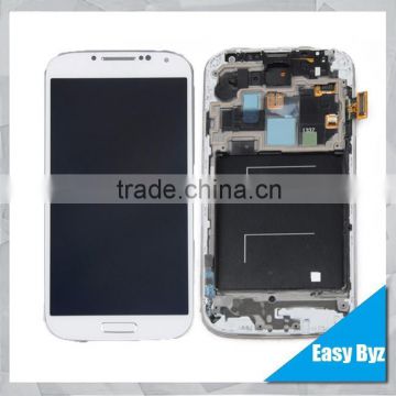 for samsung galaxy s4 lcd i9500 digitizer assembly for samsung galaxy s4 gt-i9500 lcd touch screen with frame