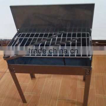 Simple steel design Russian homemade bbq grill