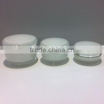 mushroom shape acrylic cosmetic jar empty cosmetic containers