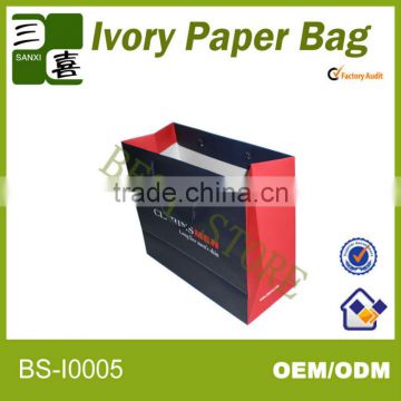 China made branded paper bag for clothes