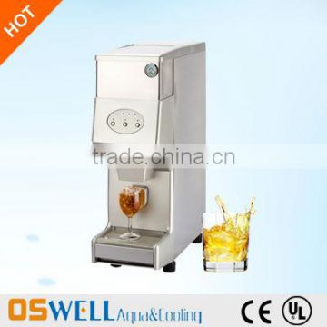 compressor cooling water dispenser with ice maker