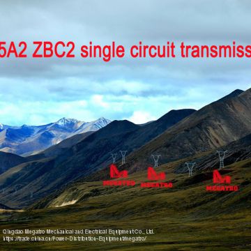 500KV 5A2 ZBC2 single circuit transmission tower